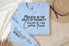 Believe In The Magic Of Sleeve SVG, Inspirational SVG Design Product Image 3