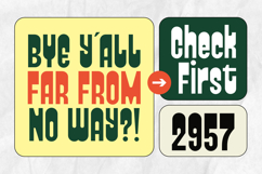 Reactro - Bold Retro Condensed / Tall Font Product Image 7