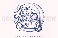 Read All Night Book Club SVG Product Image 1