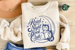Read All Night Book Club SVG Product Image 4