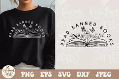 Read banned books SVG PNG, Book Lover Svg, Banned Books Svg Product Image 2