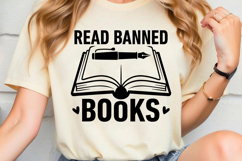 Read Banned Books SVG, Book Lover SVG, Reading SVG Product Image 2