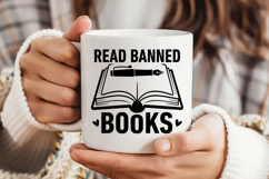 Read Banned Books SVG, Book Lover SVG, Reading SVG Product Image 3