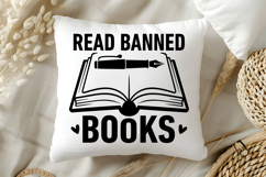 Read Banned Books SVG, Book Lover SVG, Reading SVG Product Image 5