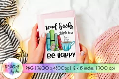 Books Sublimation | Read Books | Book Lover | Positive Quote Product Image 1
