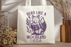 Cottagecore Animal Bookish SVG Bundle, 8 Cute Reading Quotes Product Image 7