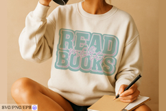 Read More Books Baseball SVG PNG Design Product Image 3