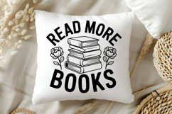 Read More Books SVG, Book Lover SVG, Reading SVG Product Image 5