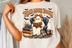 Read More Books PNG, Bookish Halloween Sublimation Design Product Image 3