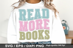 Read More Books - Book Lover SVG Design Product Image 1