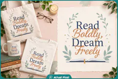 Book Lover Quotes Read Boldly Dream Freely Product Image 1