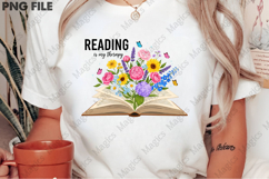 Reading Book Sublimation Bundle, Book Design Png Product Image 5