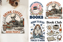 Reading Books Sublimation PNG Product Image 1
