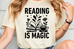 Reading Is Magic SVG, Book Lover SVG, Reading SVG Product Image 2