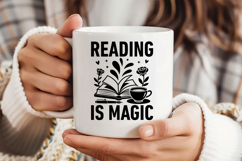 Reading Is Magic SVG, Book Lover SVG, Reading SVG Product Image 3