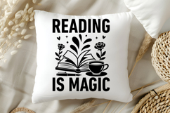 Reading Is Magic SVG, Book Lover SVG, Reading SVG Product Image 5