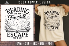 Reading Is My Escape Book lover SVG PNG