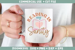 Reading SVG, Book Lover SVG, Book SVG, Book PNG, Retro SVG Product Image 2