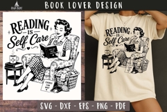 Reading Is Self Care Book lover SVG PNG