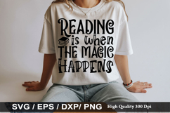 Reading SVG Bundle - Cut Files/ Book Lover SVG / Reading SVG Product Image 17