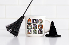 Retro Halloween Ghost Collection PNG