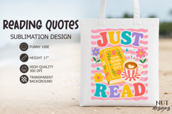 Dopamine Sublimation Just Read Reading quotes Product Image 1