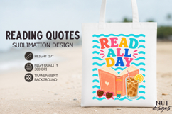 Book Lover Dopamine Sublimation Read All Day Reading quotes Product Image 1