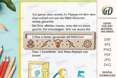 Reading Ruler Laser Cut. Wooden Kids Ruler SVG Product Image 1