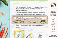 Reading Ruler Laser Cut. Wooden Kids Ruler SVG Product Image 1