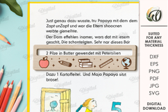 Reading Ruler Laser Cut. Wooden Kids Ruler SVG Product Image 1