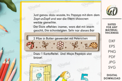 Reading Ruler Laser Cut. Wooden Kids Ruler SVG Product Image 1