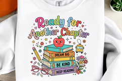 Ready for Another Chapter PNG, Back to School Teacher Sublim Product Image 1