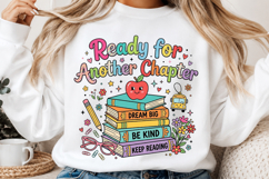 Back to School Sublimation Design,Teacher Typography PNG Product Image 6