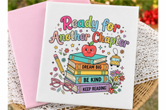 Ready for Another Chapter PNG, Back to School Teacher Sublim Product Image 3