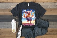 Funny Summer Animals on the Beach Sublimation Bundle Product Image 3