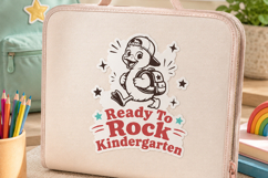 Ready to Rock Kindergarten SVG, Funny Back to School Goose Product Image 2