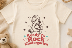 Ready to Rock Kindergarten SVG, Funny Back to School Goose Product Image 3
