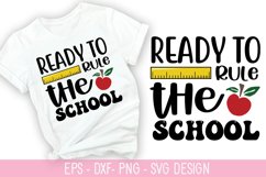 Ready to rule the school - Teacher SVG Design Product Image 1