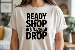 Ready To Shop Till You Drop SVG, Black Friday SVG Product Image 3
