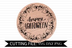 Happy Halloween Hand Lettered SVG Product Image 1
