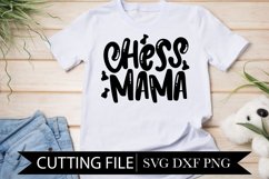 Chess Mama - Chess Club - Hand Lettered SVG Product Image 1