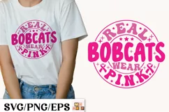 Real Bobcats Wear Pink PNG Breast Cancer Design Product Image 3