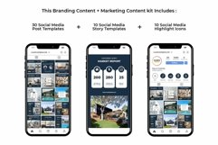 Real Estate Blue Instagram Templates| Canva-PS-AI Product Image 3