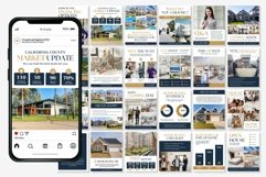 Real Estate Blue Instagram Templates | CANVA Product Image 5