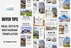 12 Real Estate Buyer Tips Canva Product Image 1
