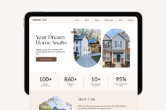 Real Estate Website Canva Editable Templates Product Image 4