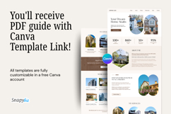 Real Estate Website Canva Editable Templates Product Image 5