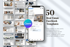 Luxury Real Estate Facebook Canva Post Template Product Image 9