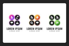 Real Estate Gradient Logo Templates Product Image 1