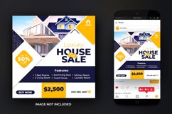 Real Estate Home Property Instagram and Facebook Template Product Image 2